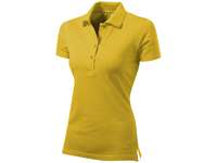 Рубашка поло First женская, золотисто-желтый, размер 50-52