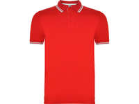 Рубашка поло Montreal мужская, красный/белый, размер 52-54