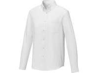 Pollux Мужская рубашка с длинными рукавами, белый, размер 48