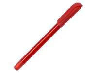 Ручка шариковая пластиковая Delta из переработанных контейнеров, красная