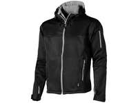 Куртка софтшел Match мужская, черный/серый, размер 50
