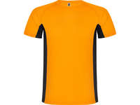 Спортивная футболка Shanghai мужская, неоновый оранжевый/черный, размер 46-48