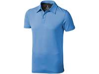 Рубашка поло Markham мужская, голубой/антрацит, размер 54