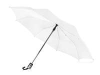 Зонт Alex трехсекционный автоматический 21,5, белый
