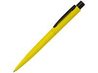 Ручка шариковая металлическая LUMOS M soft-touch, желтый/черный