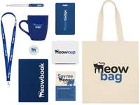 Welcome pack Starter Bundle, синий с нанесением